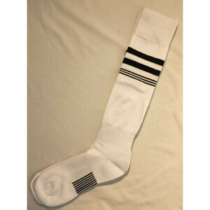CS CELERSPORT - 2 Pack - Soccer, Softball, Baseball Socks- Size Medium - White